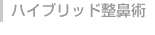 ハイブリッド整鼻術